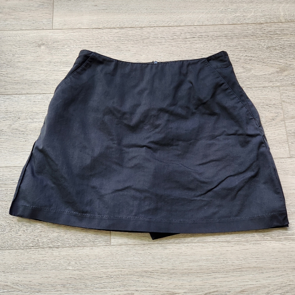 Adidas Black Skort Skirt Womens 8 Shorts Activewear Athleisure Sporty